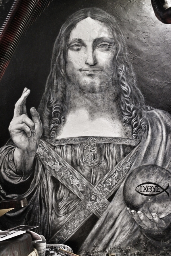 Salvator Mundi ©2019 thierry Ehrmann - courtesy of Organ Museum / Abode of Chaos